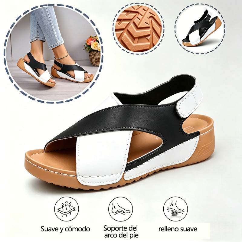 Zapatos ortopédicos FOUNNE® 【🔥60% de descuento hoy🎁】Ideales para salidas de verano👡 | Suaves y cómodos | Diseño con soporte para el arco del pie | Alivian eficazmente la fatiga y el dolor | Mayor resistencia al deslizamiento✅