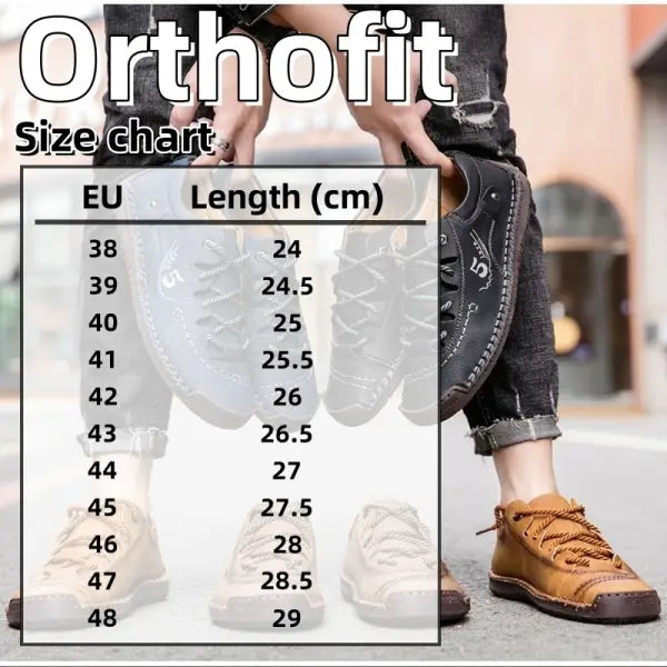 (🎉 Último día 70% de descuento, no te lo pierdas) 🐂 Zapatos ortopédicos de piel de becerro australiana para hombre 👞 Cosidos a mano, transpirables ✅ Soporte de arco: caminar cómodo