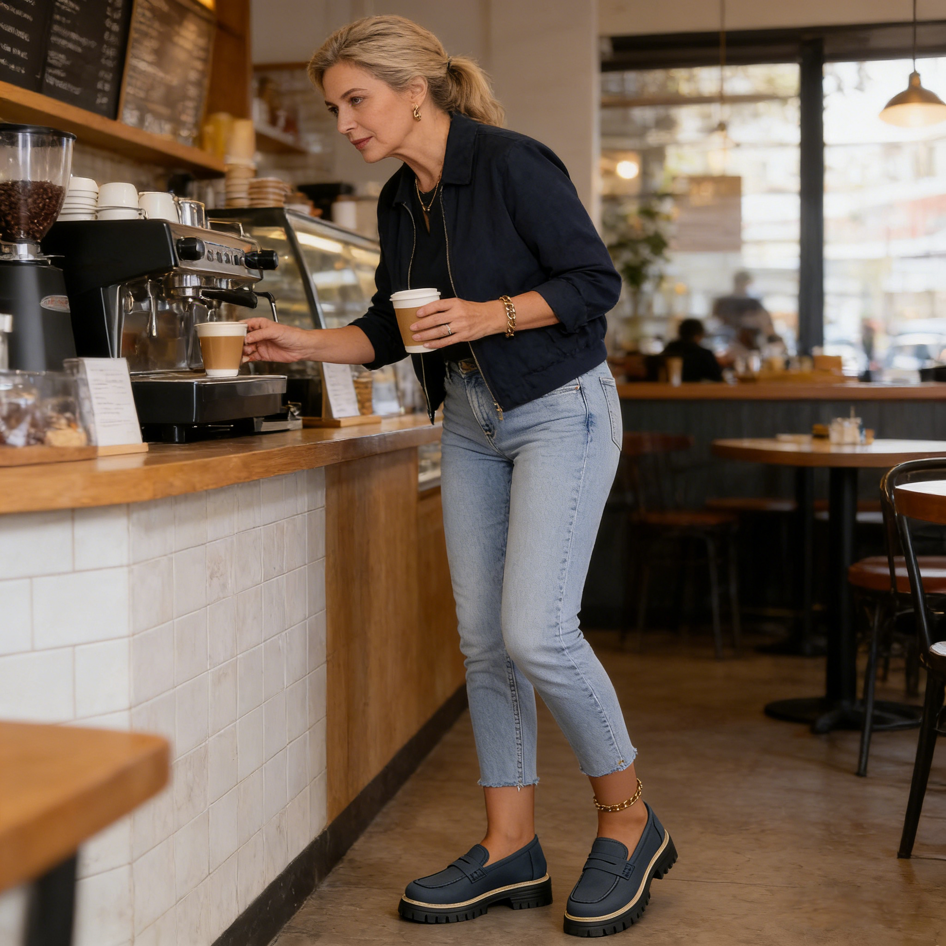 Founne® 【⏰¡Hoy a mitad de precio!👟】Estos zapatos son ideales para actividades durante todo el día | Diseño con soporte para el arco | Alivian eficazmente la fatiga | Alivian el dolor de pies | Mayor resistencia al deslizamiento👞