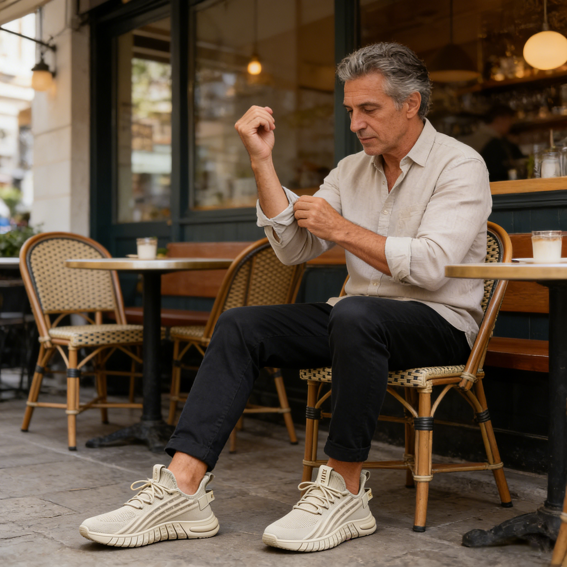 Founne® 【🔥Oferta por tiempo limitado, ¡50% de descuento hoy! ⏰】Zapatillas para caminar, ideales para caminar todo el día | Alivian el dolor de pies | Impermeables y antideslizantes | Corrigen la marcha👟