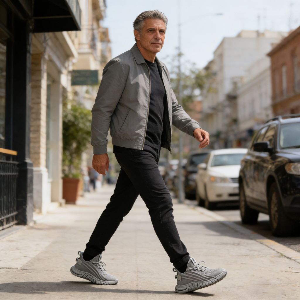 Founne® 【🔥Oferta por tiempo limitado, ¡50% de descuento hoy! ⏰】Zapatillas para caminar, ideales para caminar todo el día | Alivian el dolor de pies | Impermeables y antideslizantes | Corrigen la marcha👟