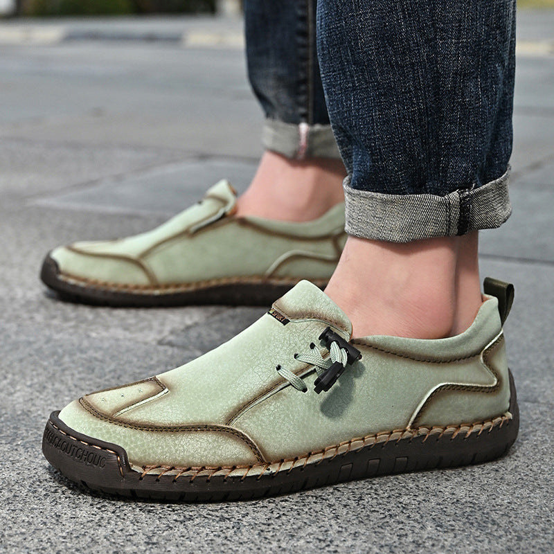 🔥 Zapatos ortopédicos australianos para hombre, hechos a mano 👞 Alivio inteligente del dolor, fáciles de poner y quitar ✅ Impermeables y antideslizantes - Amplia gama de tallas