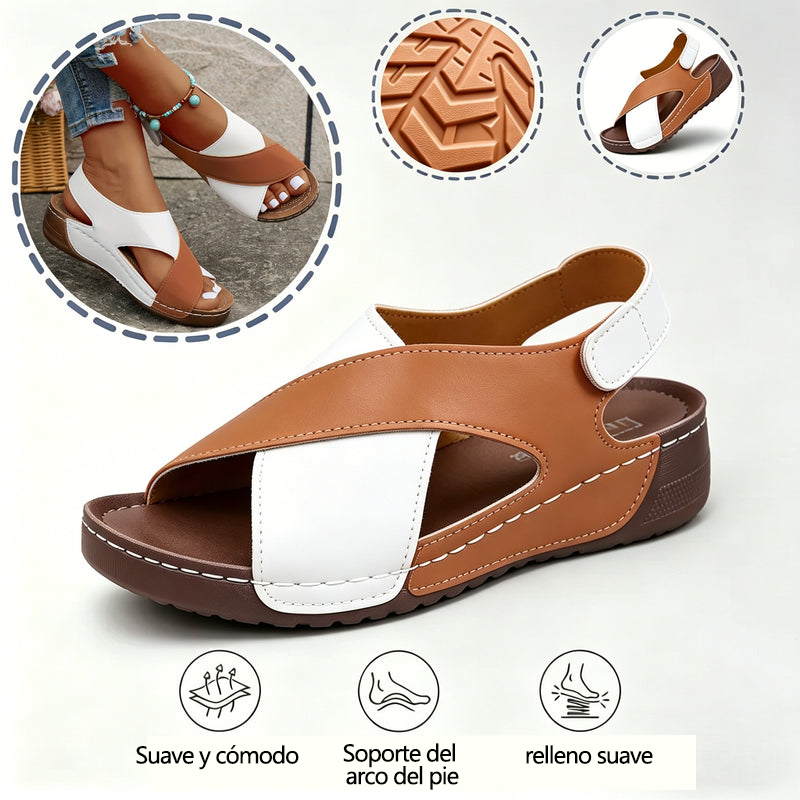 Zapatos ortopédicos FOUNNE® 【🔥60% de descuento hoy🎁】Ideales para salidas de verano👡 | Suaves y cómodos | Diseño con soporte para el arco del pie | Alivian eficazmente la fatiga y el dolor | Mayor resistencia al deslizamiento✅