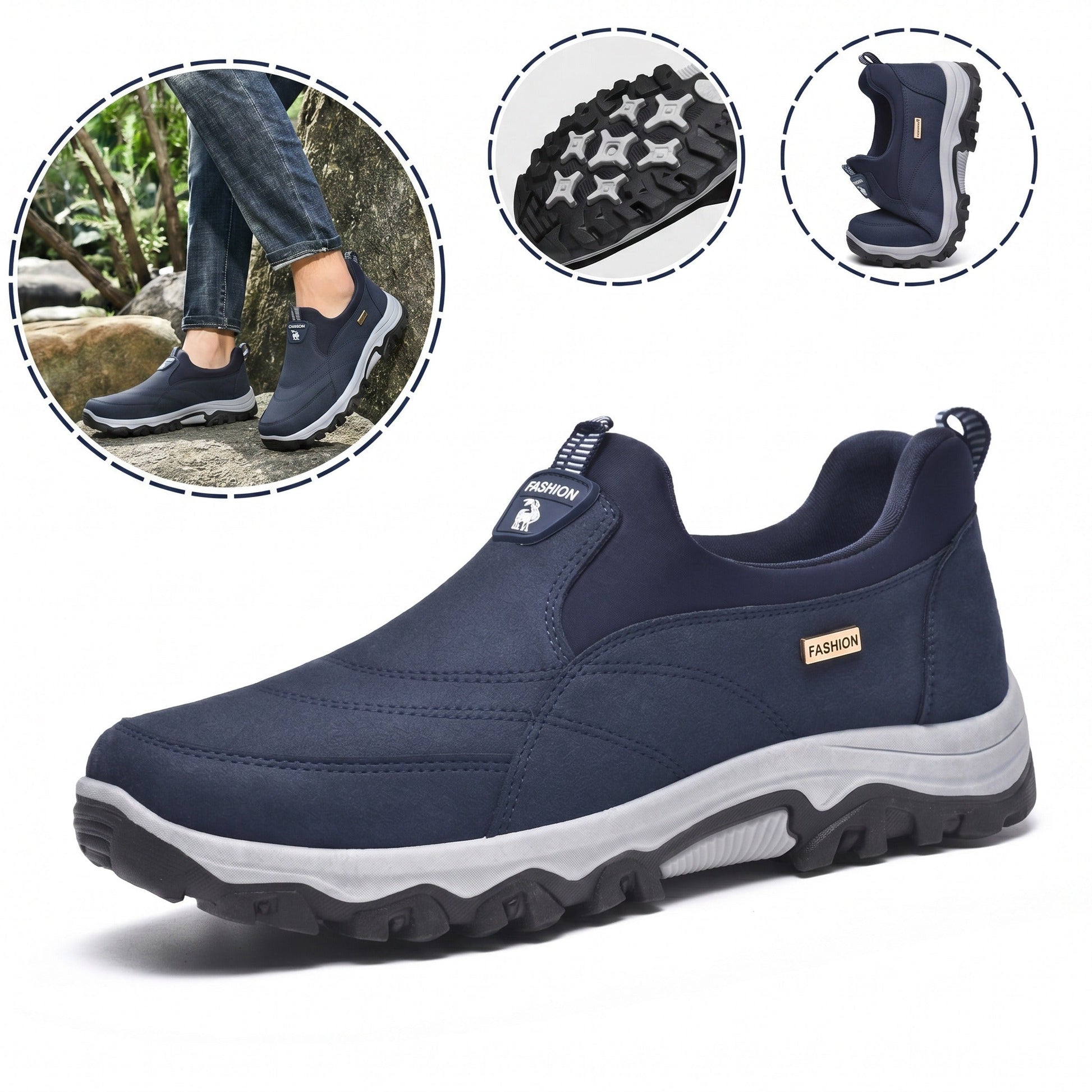 Zapatos ortopédicos de ante cómodos: suaves y cómodos, con una sujeción excelente. Alivian el dolor de pies.