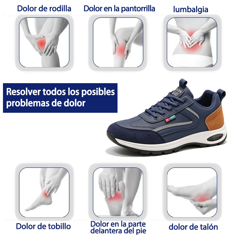 Founne® 【🔥Novedad | Mitad de precio por tiempo limitado⏰】 Zapatos de piel de becerro de alta calidad | Cuero genuino | Impermeables y antideslizantes | Alivian la fatiga del pie | Comodidad inmediata 👟