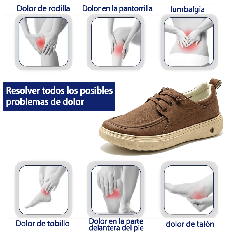 FOUNNE® 【🔥¡Hoy a mitad de precio!⏰】✅ Zapatos ortopédicos de alta calidad 🦶 Nuevo estilo 2026, impermeables y antideslizantes 🔴 Previenen problemas en los pies | Comodidad para caminar todo el día