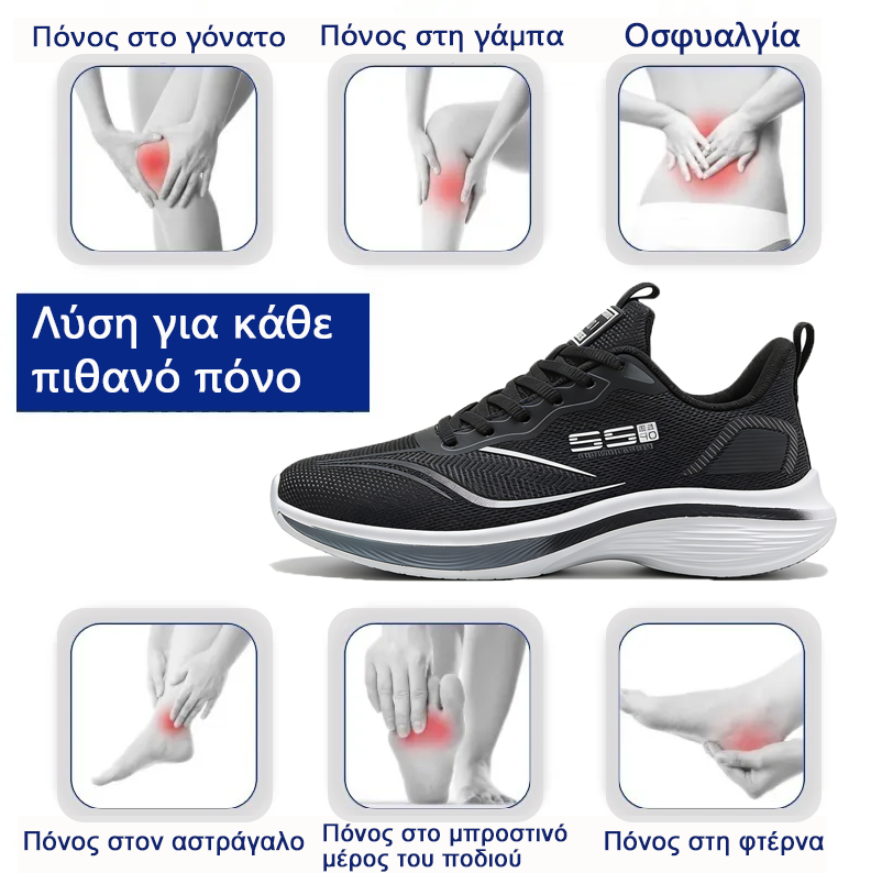 Founne® 【🔥¡Oferta por tiempo limitado, 50% de descuento hoy! ⏰】Zapatillas cómodas para caminar | Súper amortiguación | Alivia el dolor de pies | Impermeables y antideslizantes | Corrigen la marcha👟
