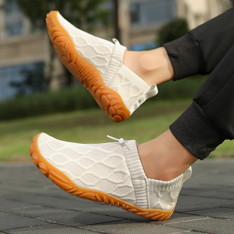 Zapatillas deportivas ortopédicas de malla: con soporte para el arco del pie, que alivia el dolor; amortiguación suave.