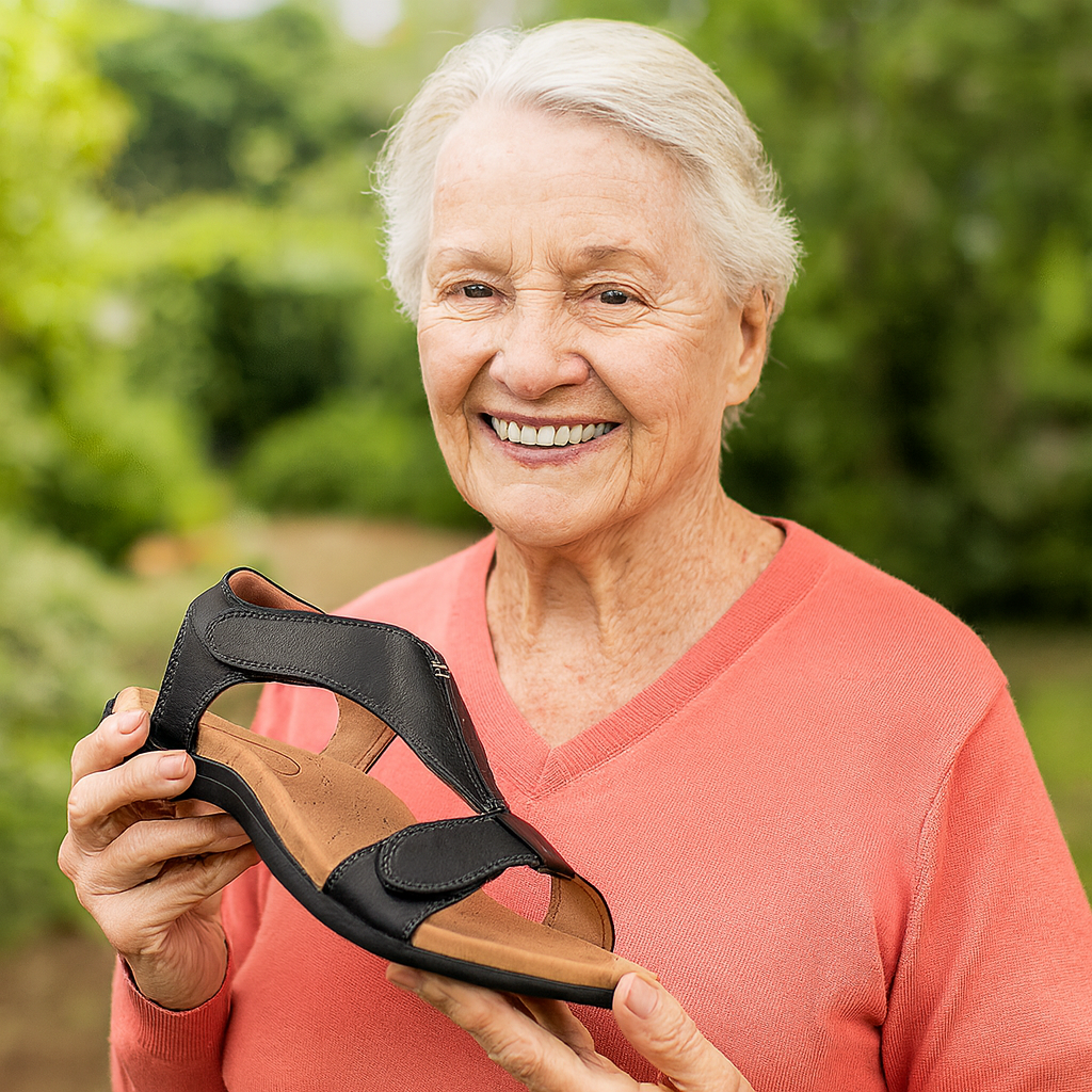 Sandalias ortopédicas - Sandalias antideslizantes para mujer, diseñadas ergonómicamente para brindar soporte al pie | Diseño ergonómico