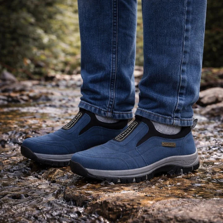 🎁50 % popusta danes – ne zamudite! 👞 Moški ortopedski semiš čevlji ✅ Lajša bolečine v stopalih ✅ Podpora za stopalni lok: Celodnevno udobje