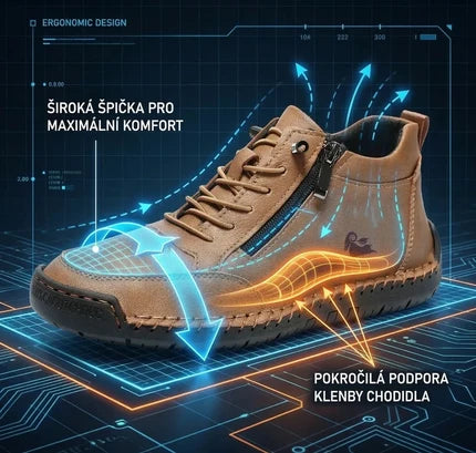 Founne® 【🔥¡Hoy a mitad de precio! ⏰】Comodidad para caminar todo el día | Diseño con soporte para el arco | Súper amortiguación | Alivia el dolor de pies | Impermeable y antideslizante | Corrige la marcha👟