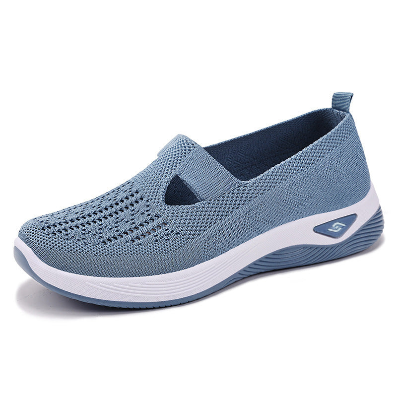 Zapatos ortopédicos FOUNNE® 🔥50% de descuento🎁：Zapatillas transpirables Flyknit para caminar, que brindan comodidad durante todo el día