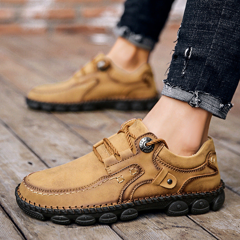 🐂 Sapatos ortopédicos para homem feitos em pele de bezerro👞 Costurados à mão✅ Alivia as dores nos pés - Caminhada confortável