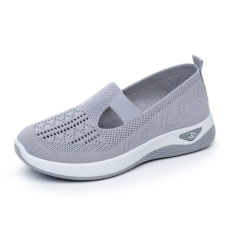 Zapatos ortopédicos FOUNNE® 🔥50% de descuento🎁：Zapatillas transpirables Flyknit para caminar, que brindan comodidad durante todo el día