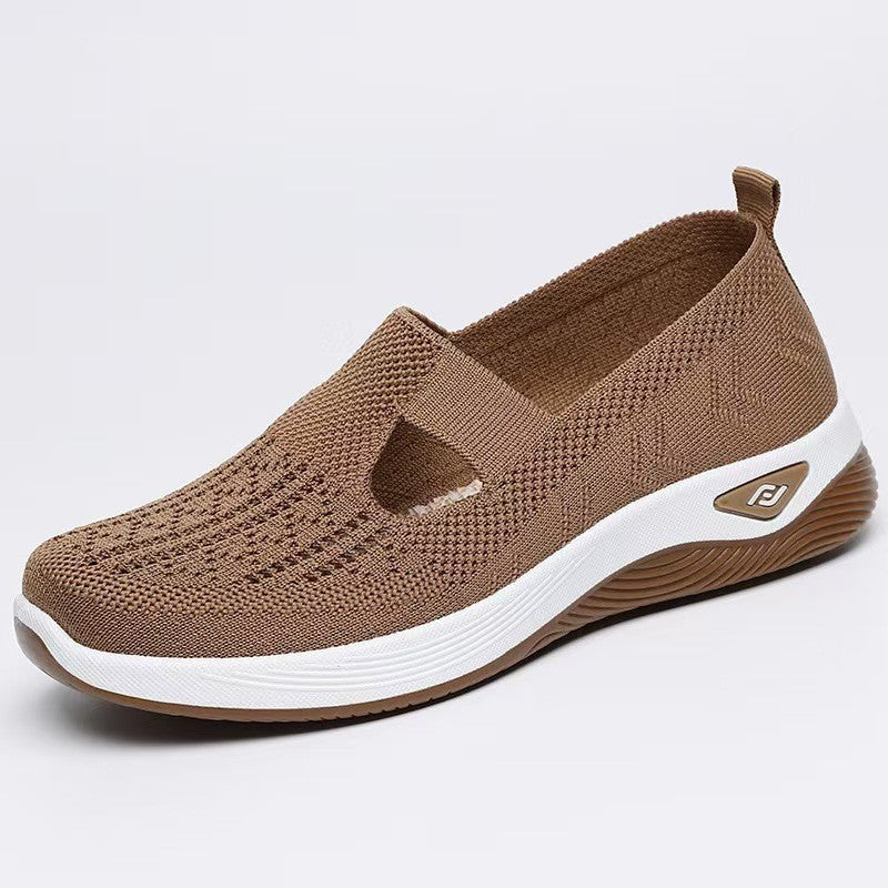 Zapatos ortopédicos FOUNNE® 🔥50% de descuento🎁：Zapatillas transpirables Flyknit para caminar, que brindan comodidad durante todo el día