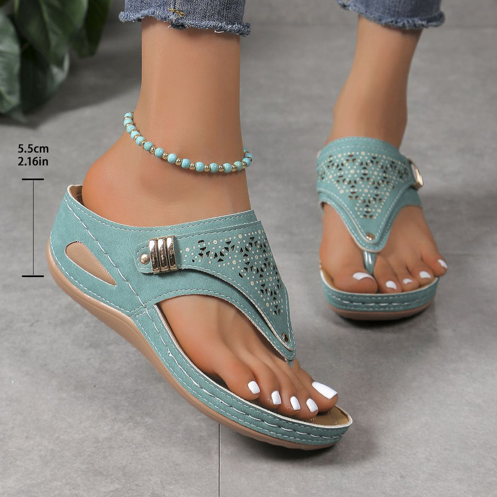 ⏰ ¡Último día! ¡50 % de descuento! ¡No te lo pierdas! ✅️ Sandalias cómodas con soporte para el arco del pie: alivian el dolor de pies y cuentan con un diseño ergonómico.