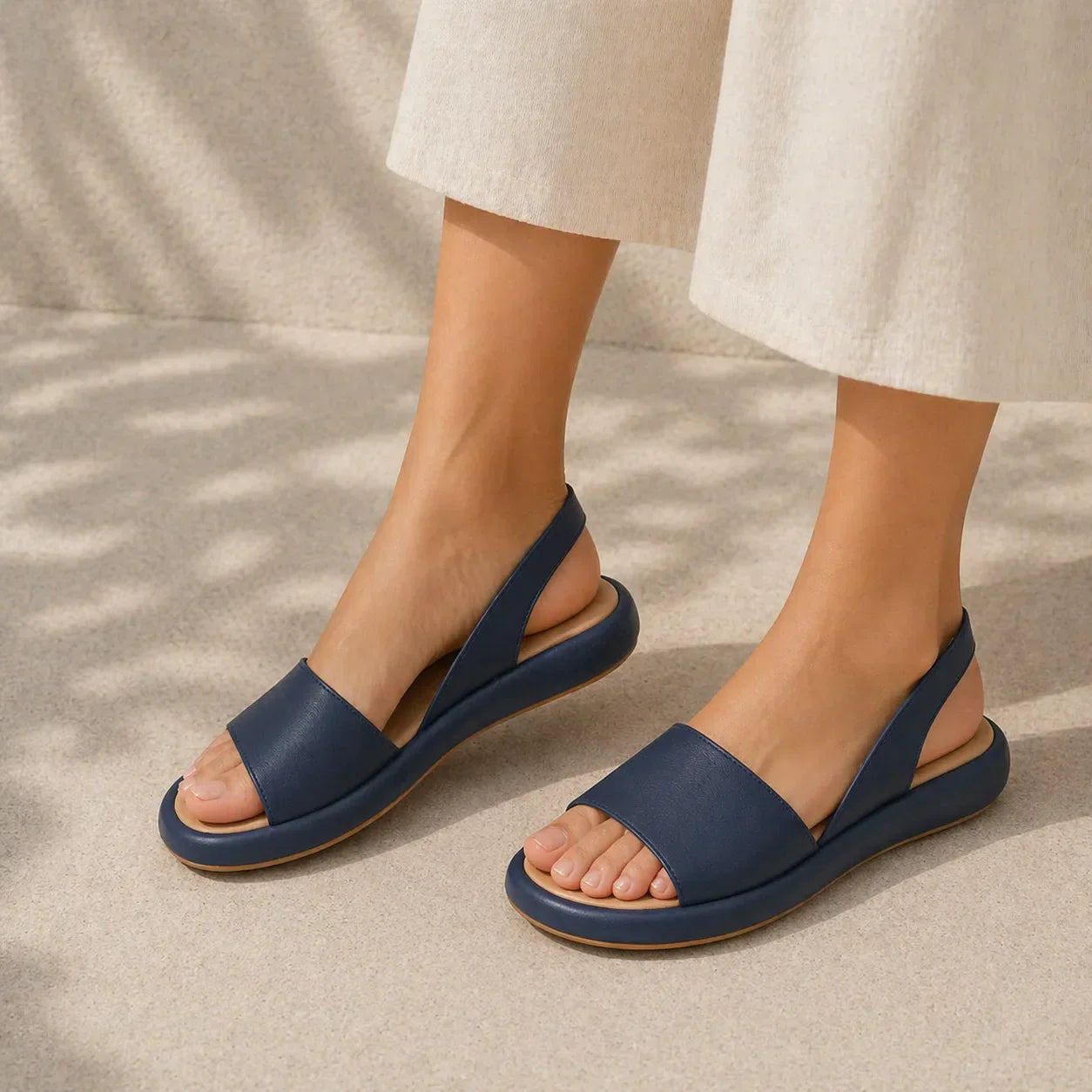 Zapatos ortopédicos FOUNNE® [🔥50% de descuento hoy🎁] Las sandalias más populares de Europa👡 | Aptas para uso en interiores y exteriores | Correa antideslizante en el talón | Suaves y cómodas✅