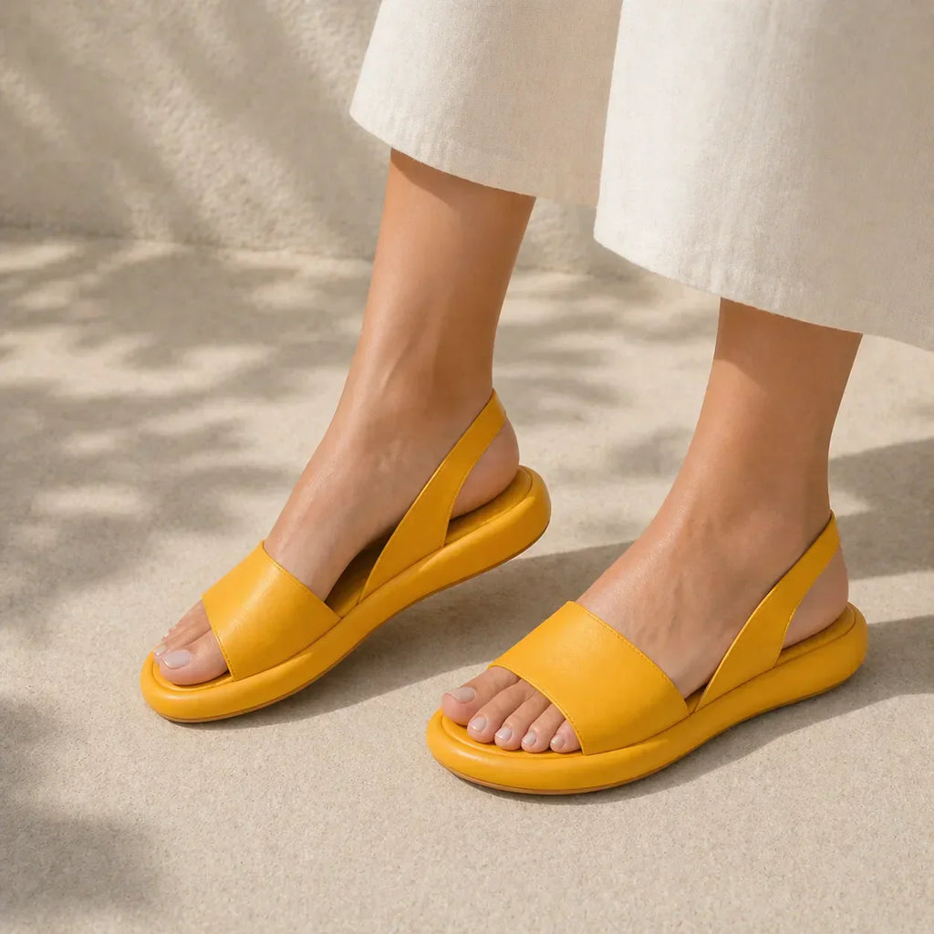 Zapatos ortopédicos FOUNNE® [🔥50% de descuento hoy🎁] Las sandalias más populares de Europa👡 | Aptas para uso en interiores y exteriores | Correa antideslizante en el talón | Suaves y cómodas✅