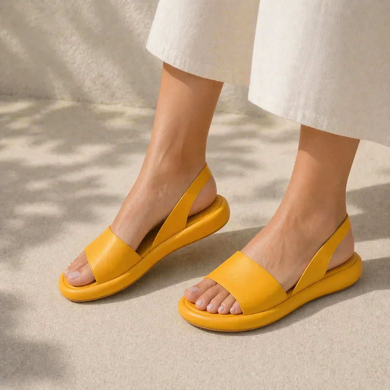 Zapatos ortopédicos FOUNNE® [🔥50% de descuento hoy🎁] Las sandalias más populares de Europa👡 | Aptas para uso en interiores y exteriores | Correa antideslizante en el talón | Suaves y cómodas✅