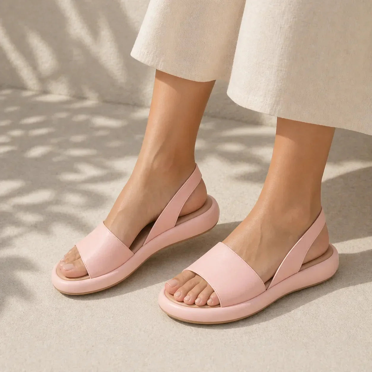 Zapatos ortopédicos FOUNNE® [🔥50% de descuento hoy🎁] Las sandalias más populares de Europa👡 | Aptas para uso en interiores y exteriores | Correa antideslizante en el talón | Suaves y cómodas✅