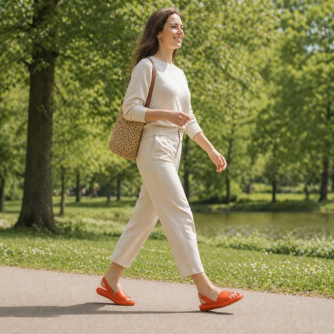 Zapatos ortopédicos FOUNNE® [🔥50% de descuento hoy🎁] Las sandalias más populares de Europa👡 | Aptas para uso en interiores y exteriores | Correa antideslizante en el talón | Suaves y cómodas✅
