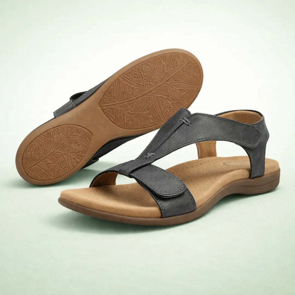 Sandalias ortopédicas - Sandalias antideslizantes para mujer, diseñadas ergonómicamente para brindar soporte al pie | Diseño ergonómico