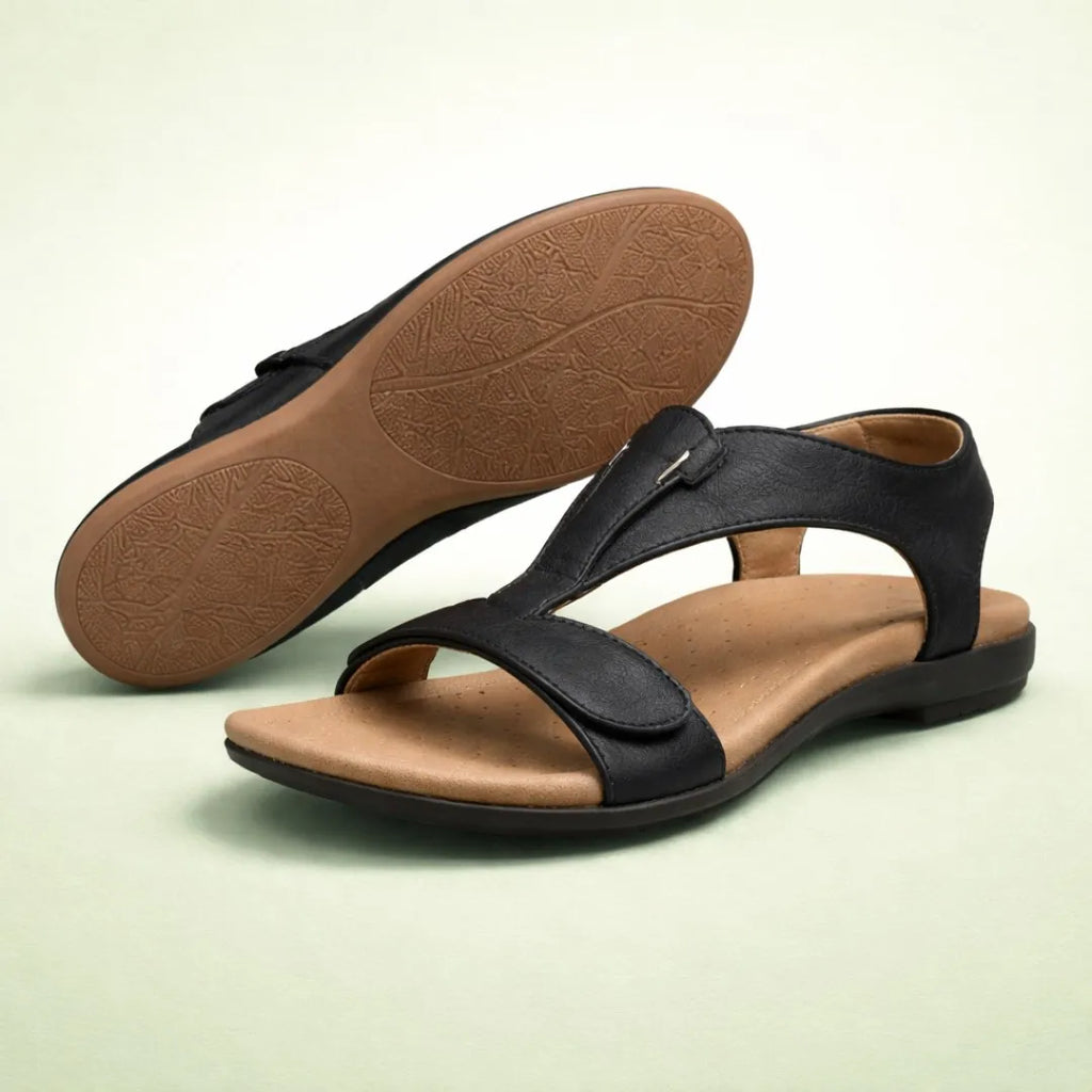 Sandalias ortopédicas - Sandalias antideslizantes para mujer, diseñadas ergonómicamente para brindar soporte al pie | Diseño ergonómico