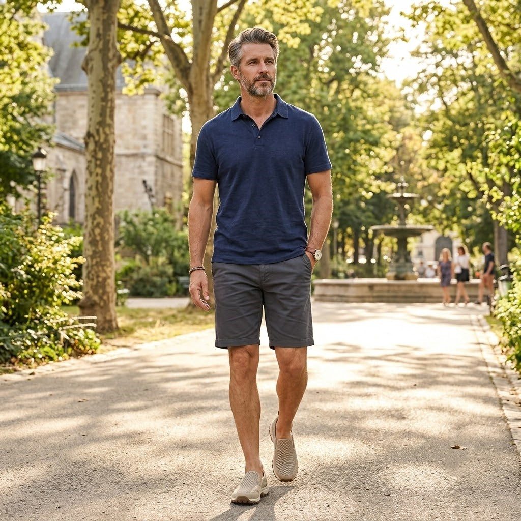 🔥 ¡50% de descuento hoy! 👞 Zapatos cómodos para caminar para hombre ✅ Alivian el dolor de pies ✅ Ligeros y transpirables, cómodos para caminar todo el día.