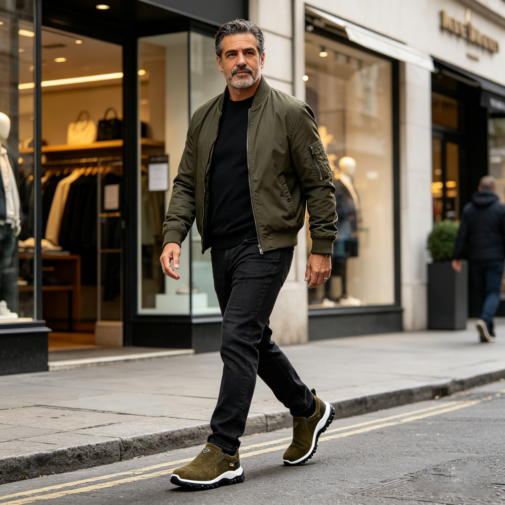 Founne® 【🔥¡Hoy a mitad de precio! ⏰】Comodidad para caminar todo el día | Diseño con soporte para el arco | Súper amortiguación | Alivia el dolor de pies | Impermeable y antideslizante | Corrige la marcha👟（副本）（副本）