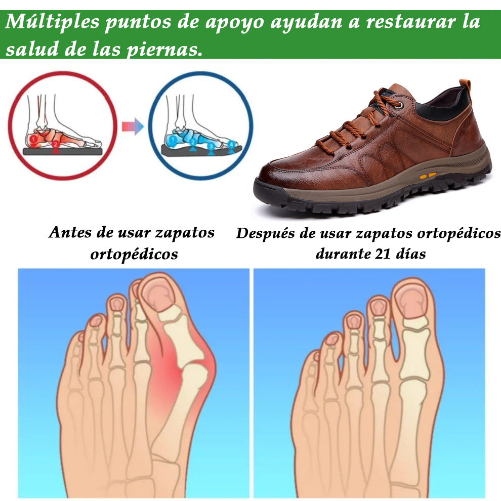 Founne® 【🔥Novedad | Mitad de precio por tiempo limitado⏰】 Zapatos de piel de becerro de alta calidad | Cuero genuino | Impermeables y antideslizantes | Alivian la fatiga del pie | Comodidad inmediata 👟