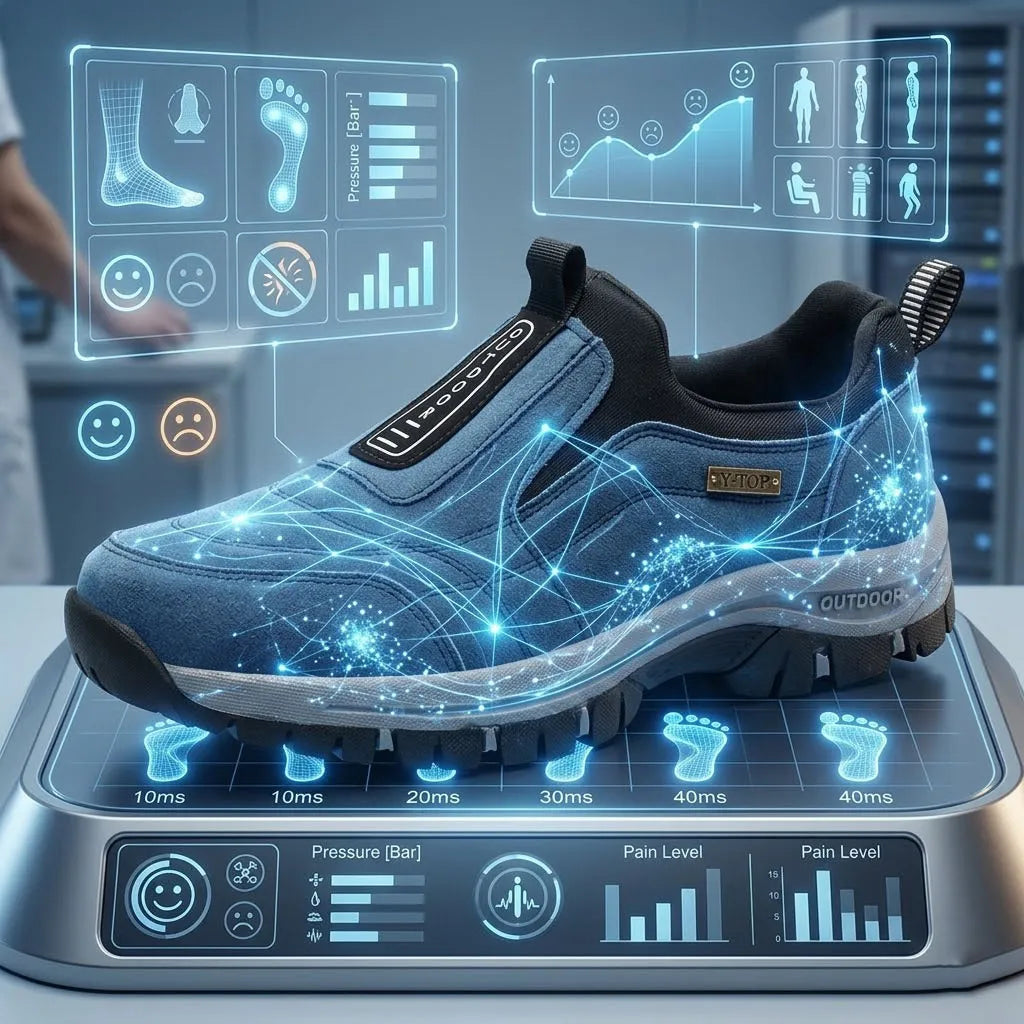 Zapatos ortopédicos FOUNNE® [🔥Oferta a mitad de precio🎁] Zapatos cómodos para caminar👟 Soporte para el arco | Alivia eficazmente el dolor de pies, el dolor de arco y la fatiga de las piernas✅