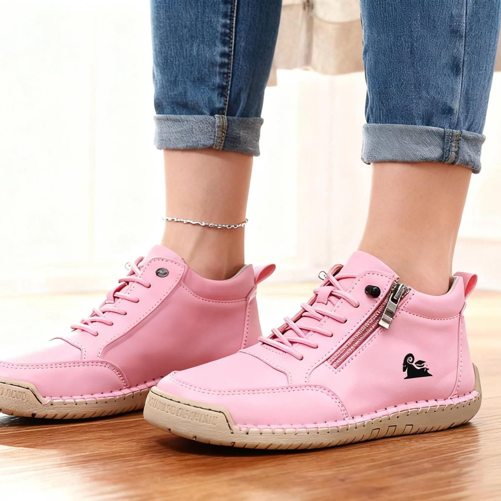 Founne® 【🔥¡Hoy a mitad de precio! ⏰】Comodidad para caminar todo el día | Diseño con soporte para el arco | Súper amortiguación | Alivia el dolor de pies | Impermeable y antideslizante | Corrige la marcha👟