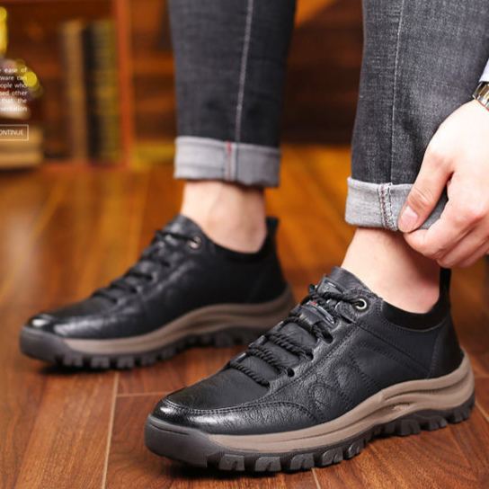 Founne® 【🔥Novedad | Mitad de precio por tiempo limitado⏰】 Zapatos de piel de becerro de alta calidad | Cuero genuino | Impermeables y antideslizantes | Alivian la fatiga del pie | Comodidad inmediata 👟