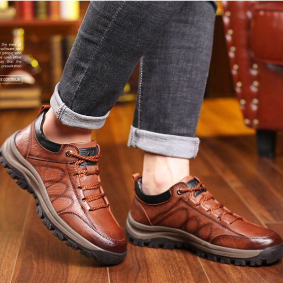 Founne® 【🔥Novedad | Mitad de precio por tiempo limitado⏰】 Zapatos de piel de becerro de alta calidad | Cuero genuino | Impermeables y antideslizantes | Alivian la fatiga del pie | Comodidad inmediata 👟