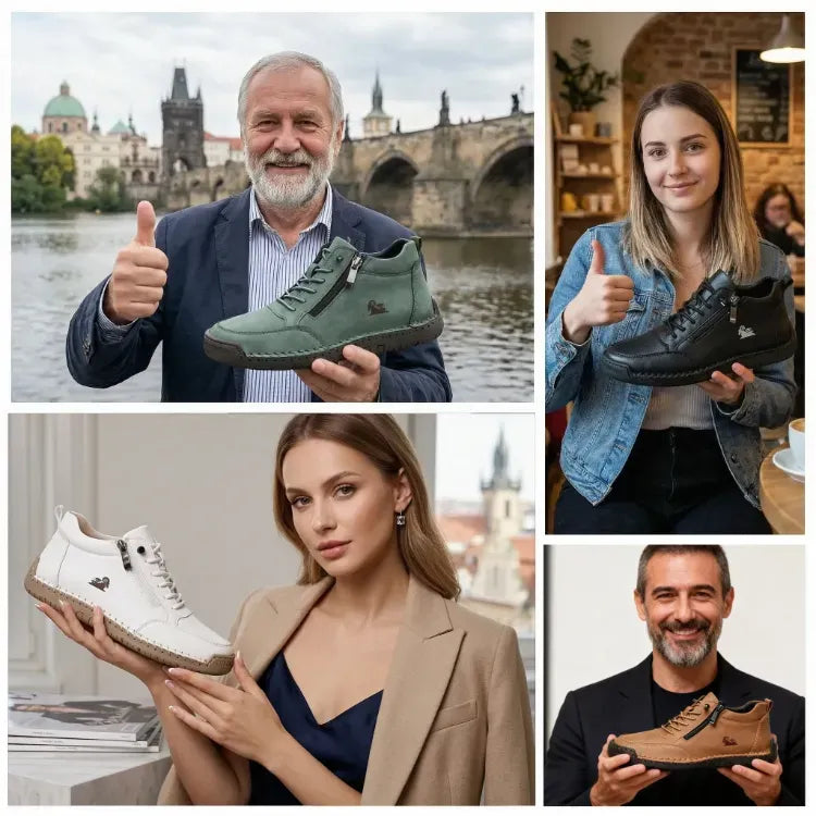 Founne® 【🔥¡Hoy a mitad de precio! ⏰】Comodidad para caminar todo el día | Diseño con soporte para el arco | Súper amortiguación | Alivia el dolor de pies | Impermeable y antideslizante | Corrige la marcha👟