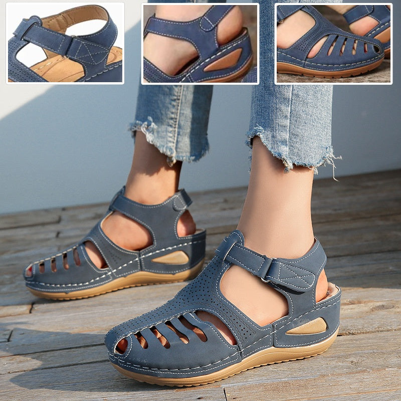 Zapatos ortopédicos FOUNNE® 【🔥 Oferta por tiempo limitado🎁】Sandalias de verano: Diseño ergonómico con construcción calada, cómodas y transpirables, alivian el dolor ✅