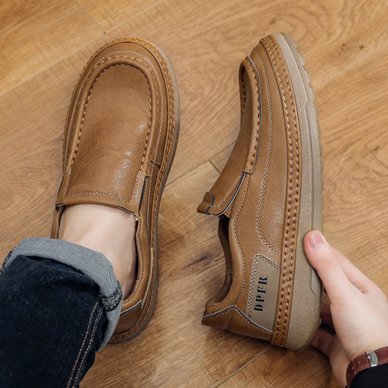 🎉 ¡50% de descuento hoy! Zapatos ortopédicos cómodos para hombre 🐂 Hechos con auténtica piel de vaca australiana 👞 Alivian el dolor de pies - Soporte para el arco ✅ Cómodos para caminar todo el día