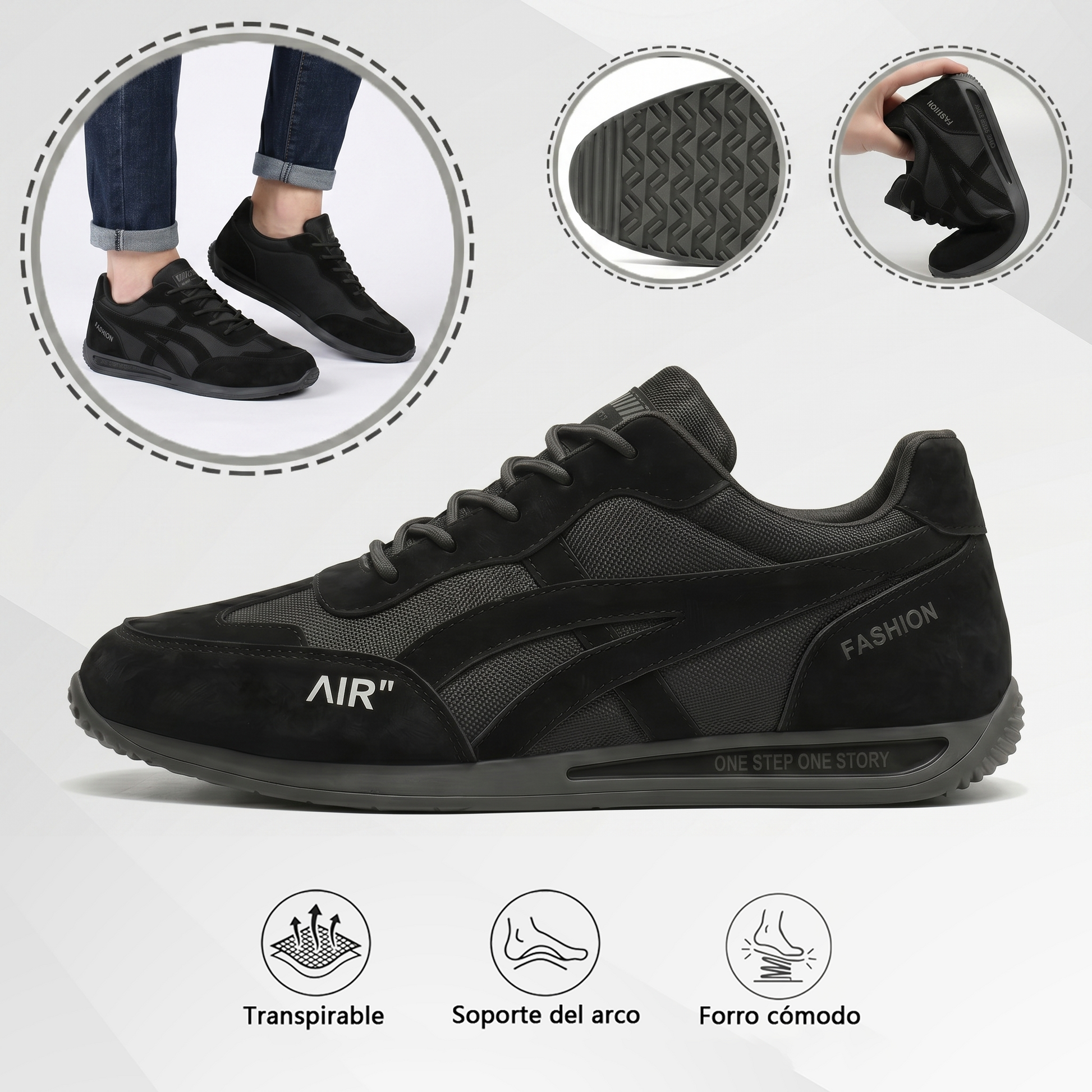 🎉¡Último día! ¡50% de descuento! ✅ Zapatos ortopédicos diseñados específicamente para personas con problemas en los pies, que brindan soporte para el arco plantar y alivian el dolor de espalda, articulaciones y pies.