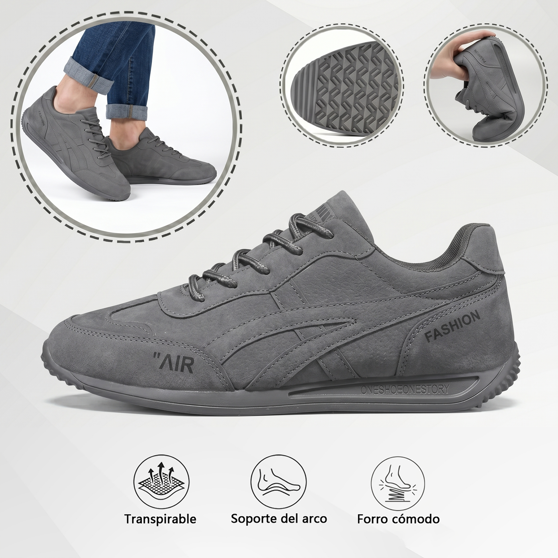 🎉¡Último día! ¡50% de descuento! ✅ Zapatos ortopédicos diseñados específicamente para personas con problemas en los pies, que brindan soporte para el arco plantar y alivian el dolor de espalda, articulaciones y pies.